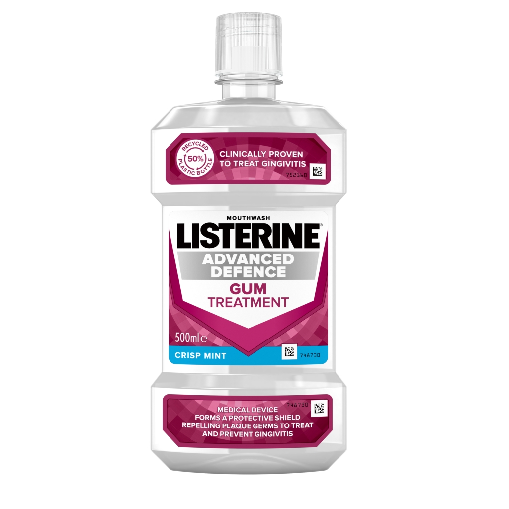 LISTERINE Mouthwash Advanced Defence Gum Therapy 500ml
